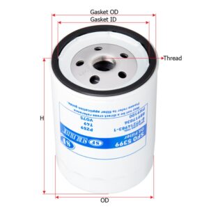 SFO5399 Sure Filter Oil Filter Replacement for 8972149831, 88917036, PH9100